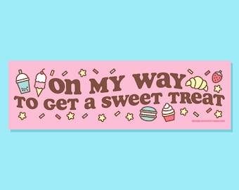 Sweet Treat Car Magnet 10" x 3"