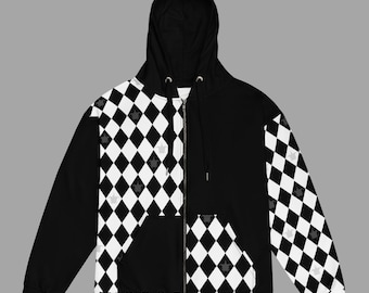 Jester Clowncore Unisex zip hoodie 2XS - 6XL