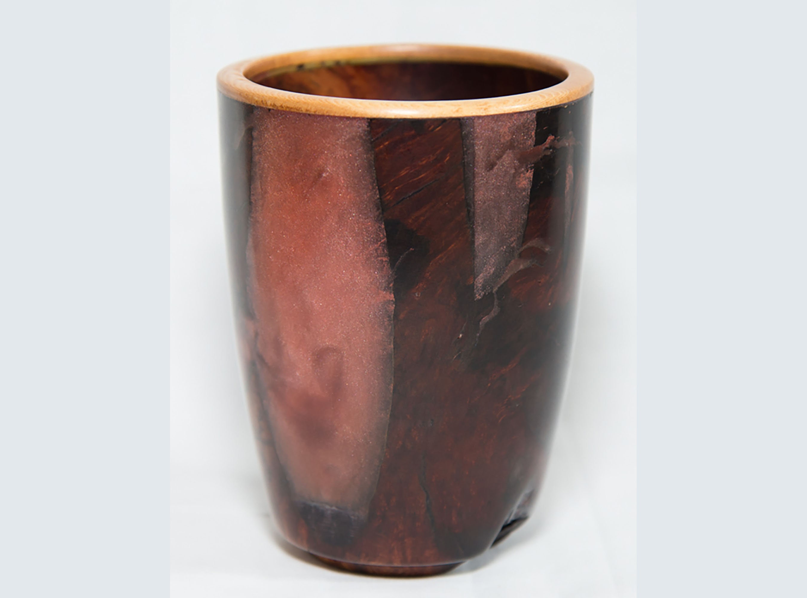 Wood and Resin Vase Etsy