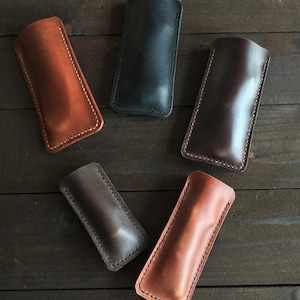 1+1=3 When you buy two Leather sheaths, you will receive a third as a gift.