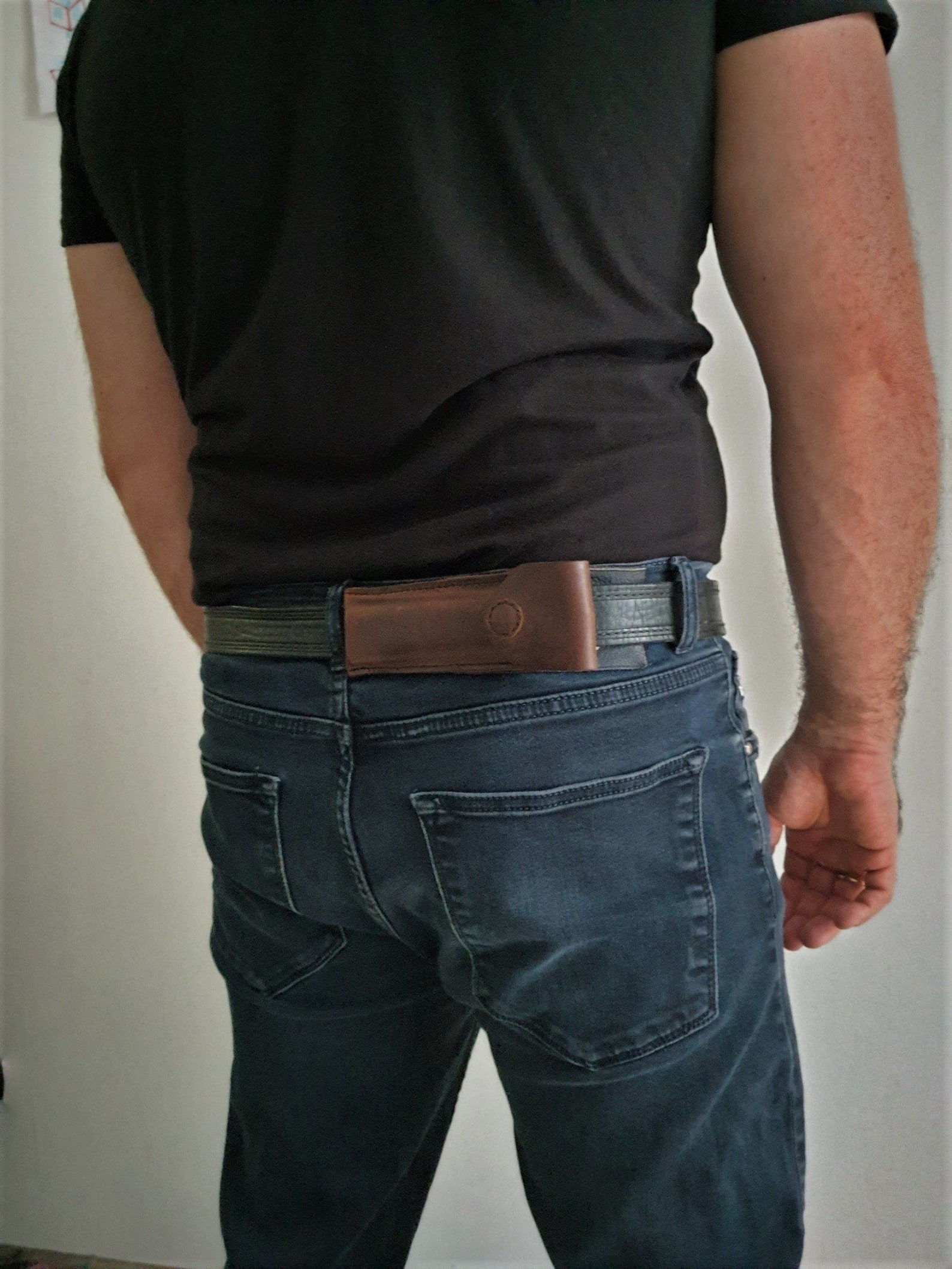 Leather Case for Butterfly Knife With Two Horizontal and Etsy