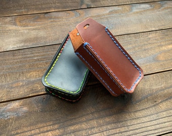 Handmade Leather Knife Slip Case: Pocket Knife Protector