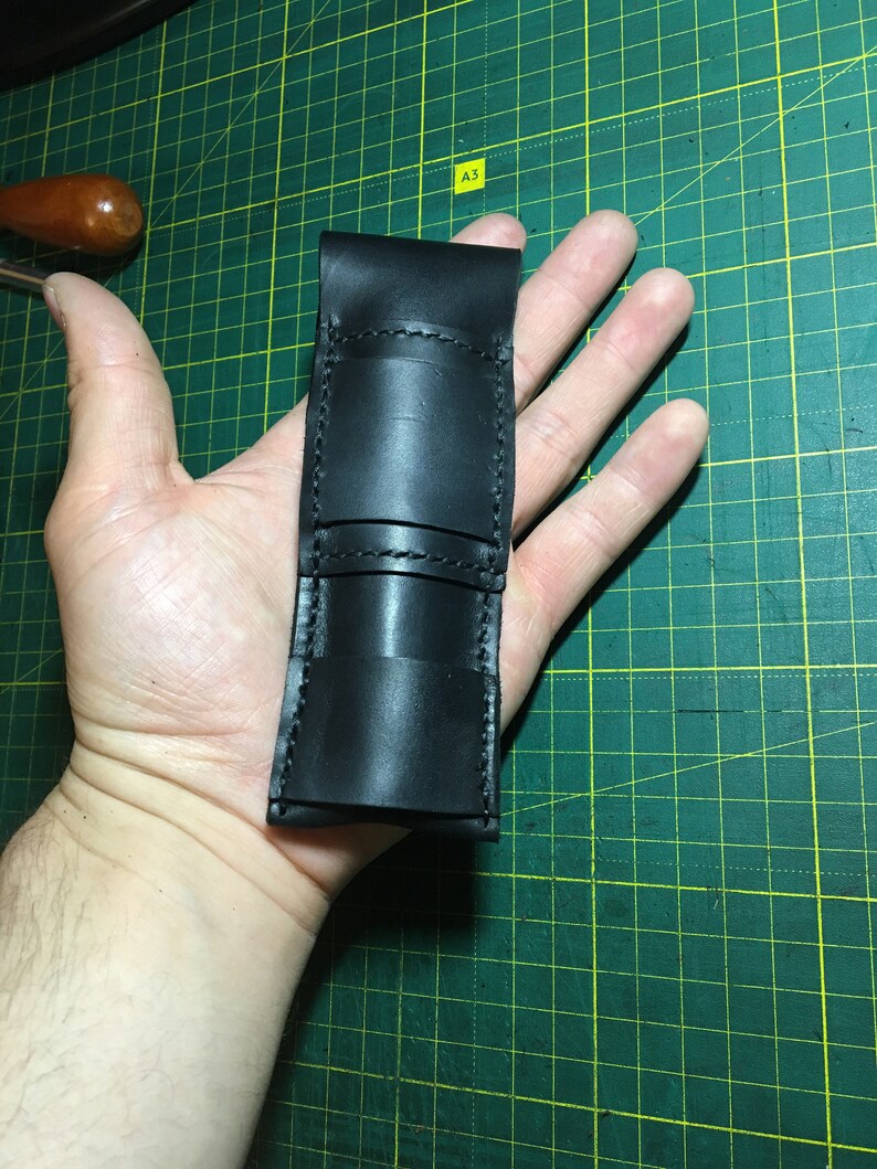 Leather Case for Butterfly Knife With Two Horizontal and Etsy