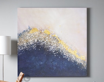 アクリル画 抽象 青と金 il_340x270.4957247296_me3w.jpg