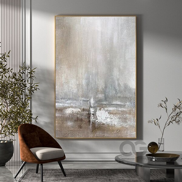 Brown Gray Wall Art - Etsy