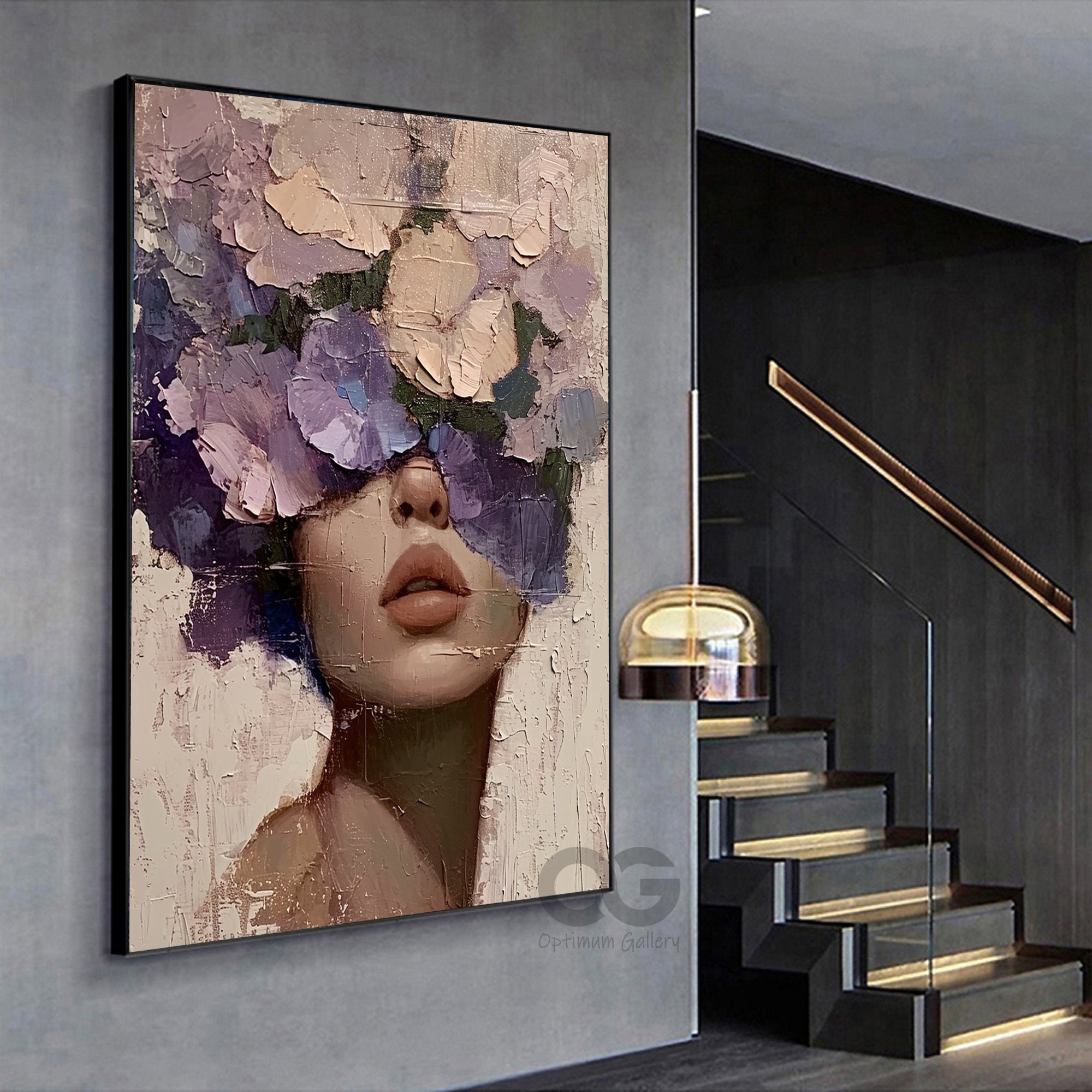 女性の肖像画・油絵風アート作品 fbede6260f1e150e4323ccee499fae