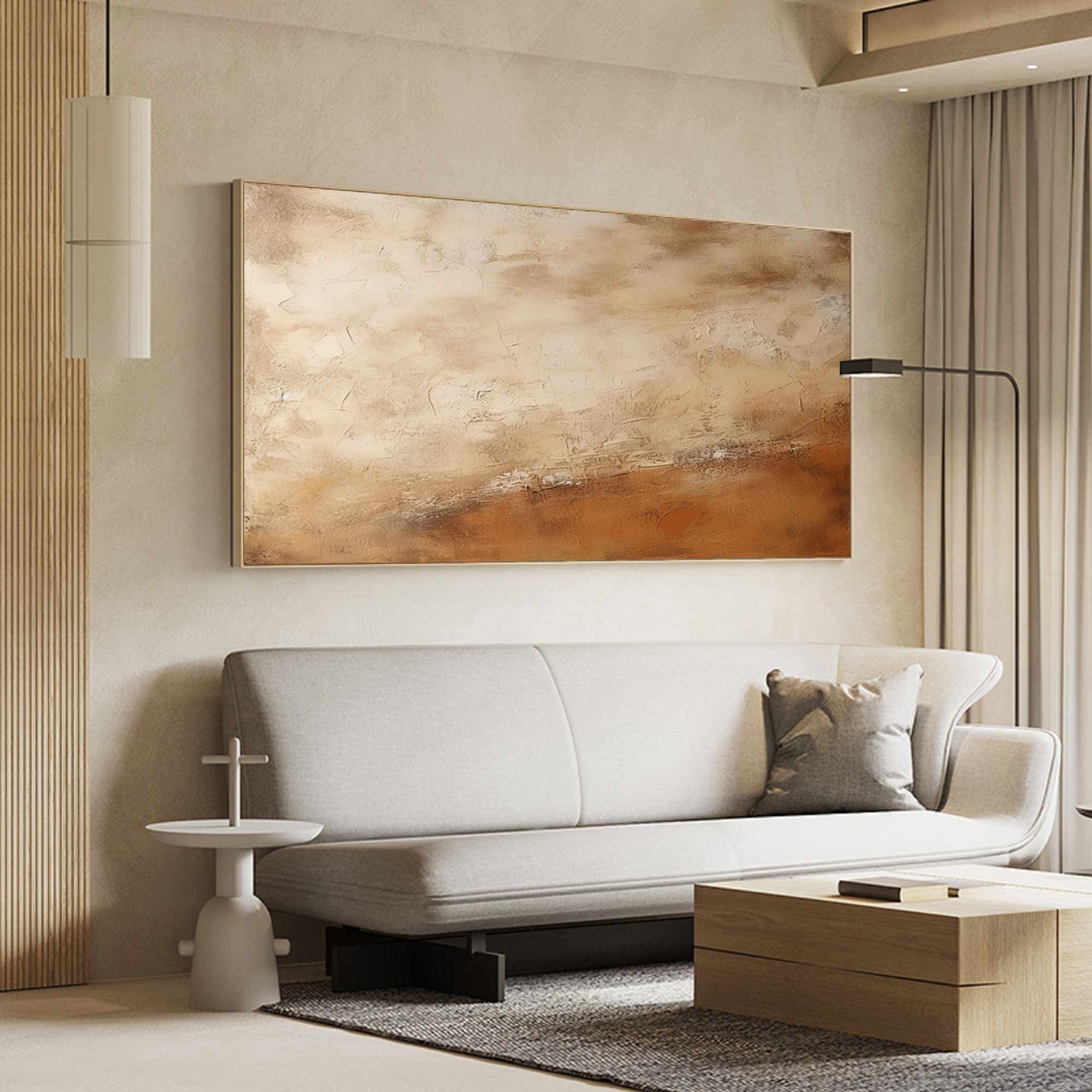 Arte da parete astratta decorazione da parete con inchiostro giallo nero pittura su tela opera d'arte moderna per soggiorno, camera da letto, sala da