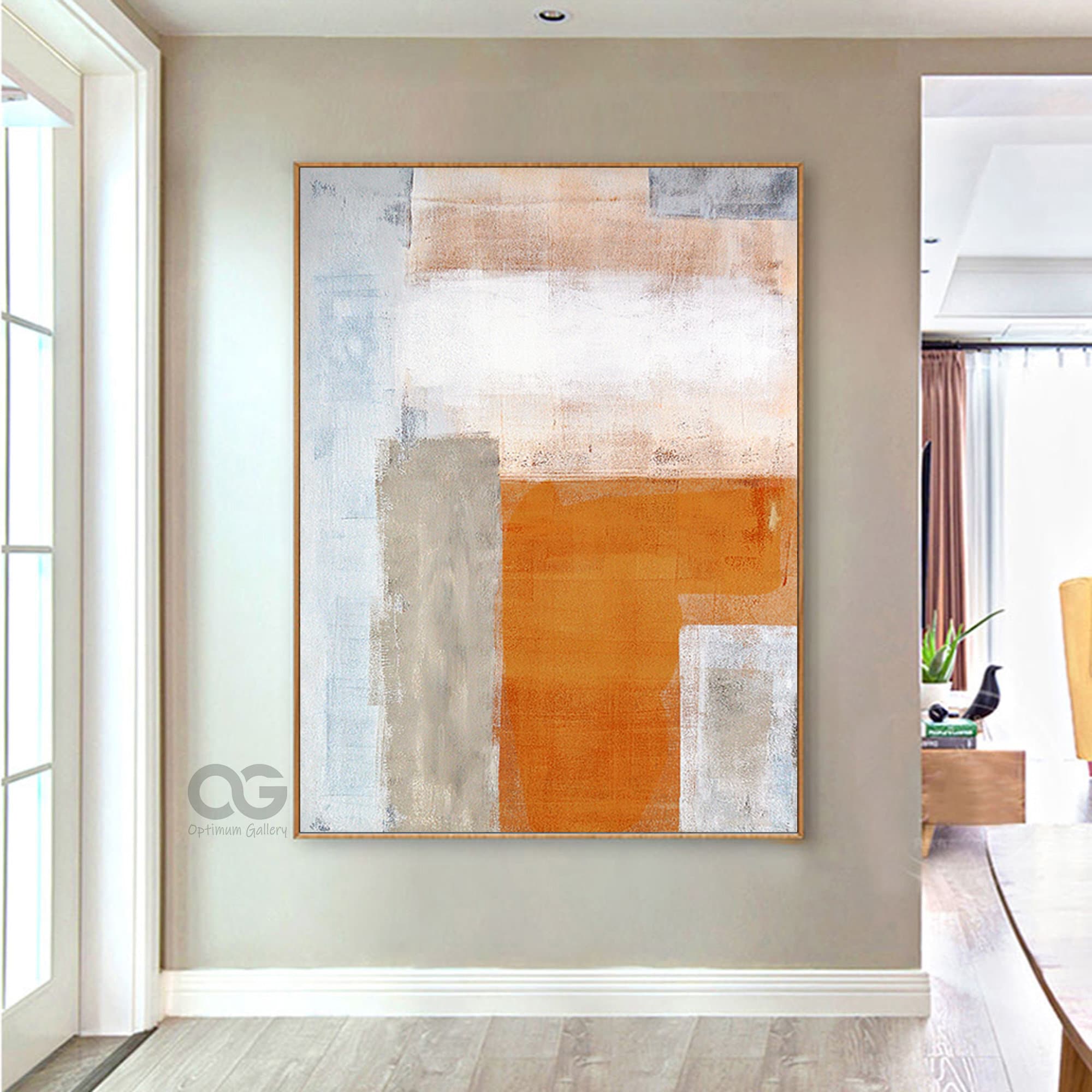 Large Abstract Minimalist Painting Original Minimalist Art Etsy