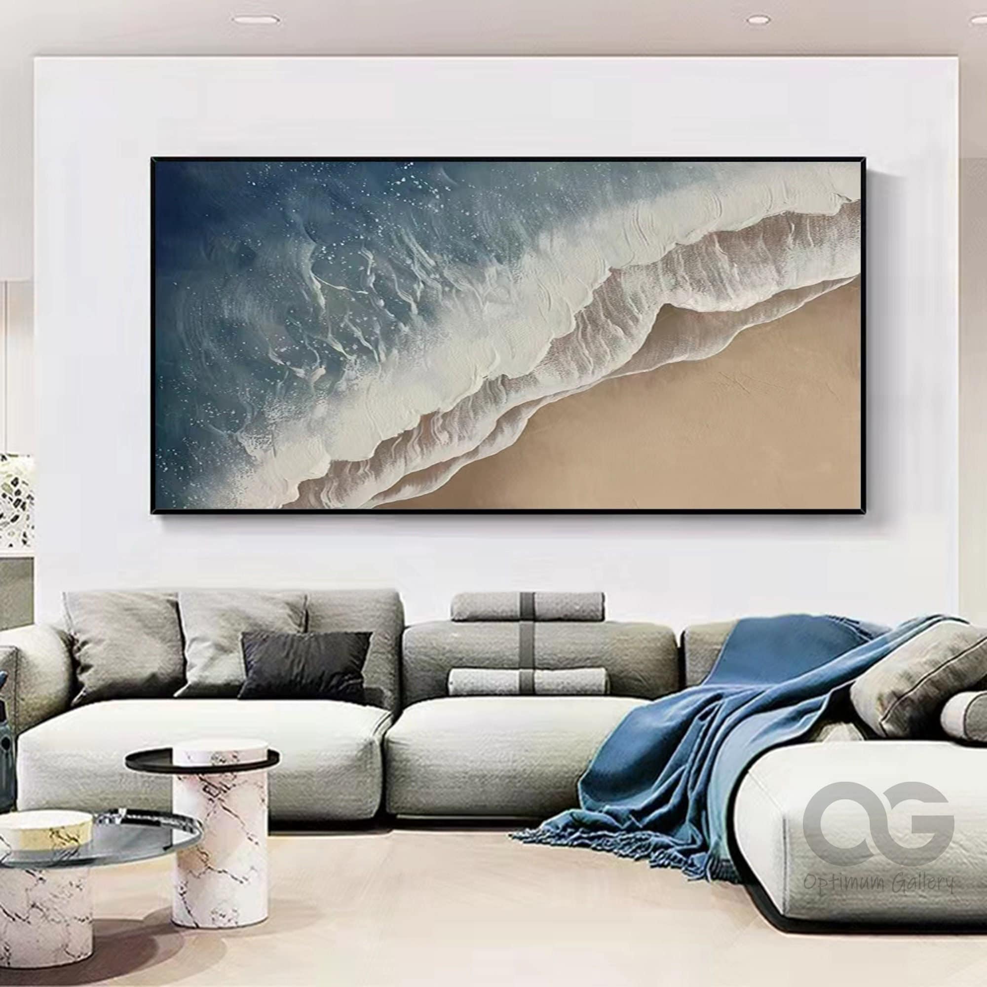 Hand-Painted Beach Joys Artwork Decor