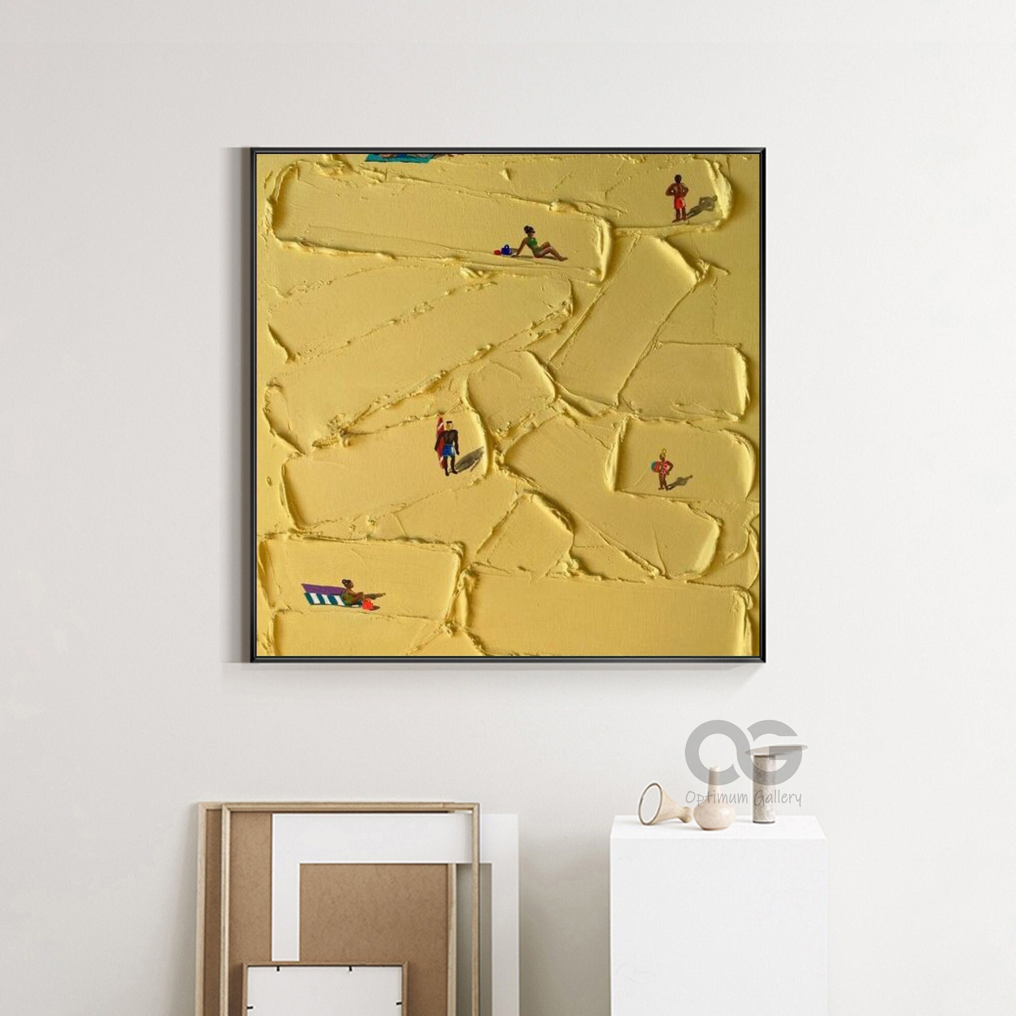 Ocean Swimming Canvas Painting for Walls