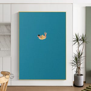 絵画+タペストリー Sky Diving Utagawa Hiroshige | Yasashi Beach, known as Kujūkuri, Kazusa