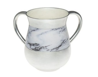 Netilat Yadayim Jewish Washing Cup, 100% Kosher! Made In Israel. Judaica gift ,Wash Hand Ceremony.