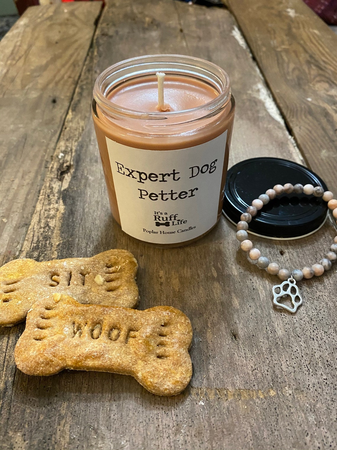 Candle Expert Dog Petter scented candles High Quality Pet Etsy
