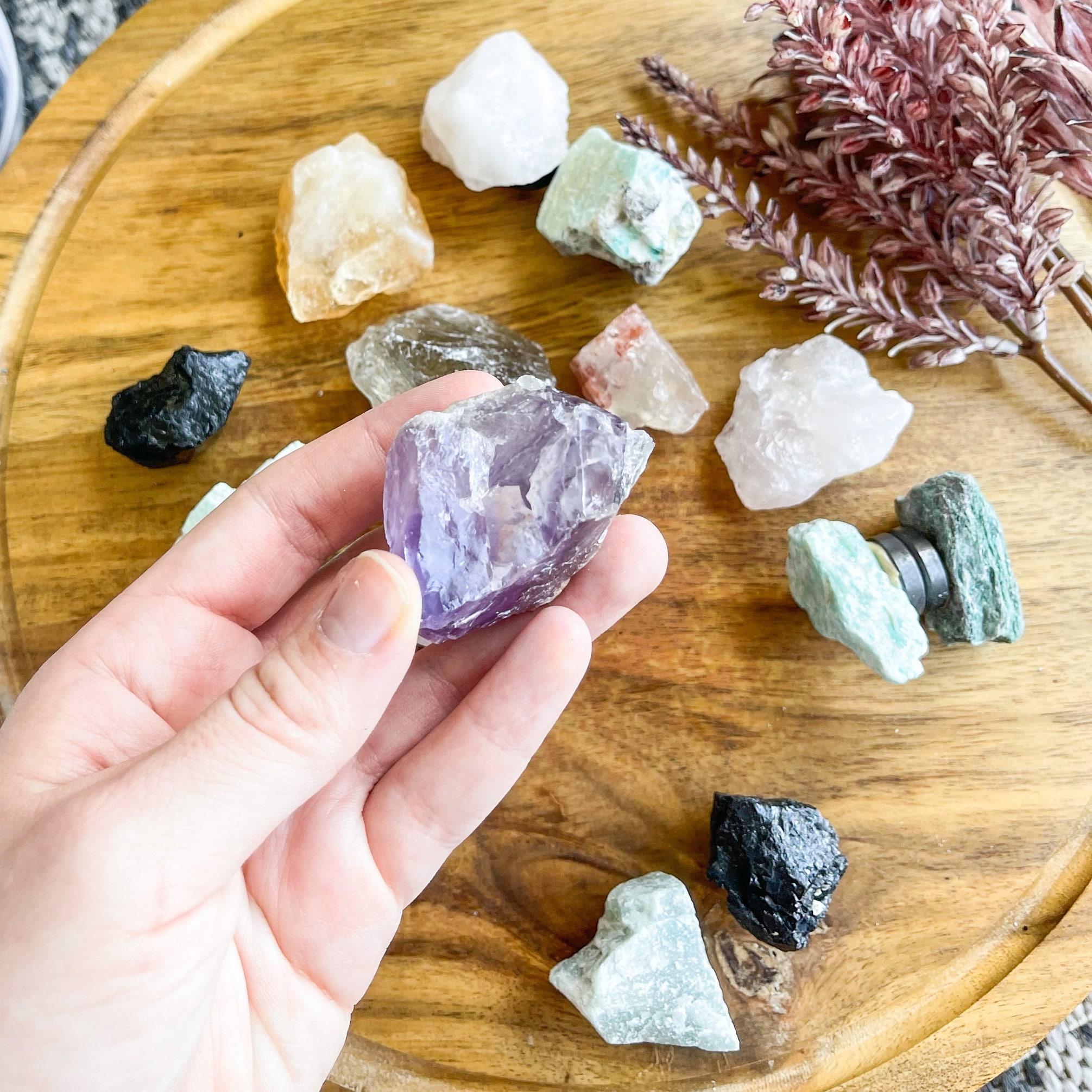 Crystal Handmade, Assorted Crystal Rough Stone, Rough