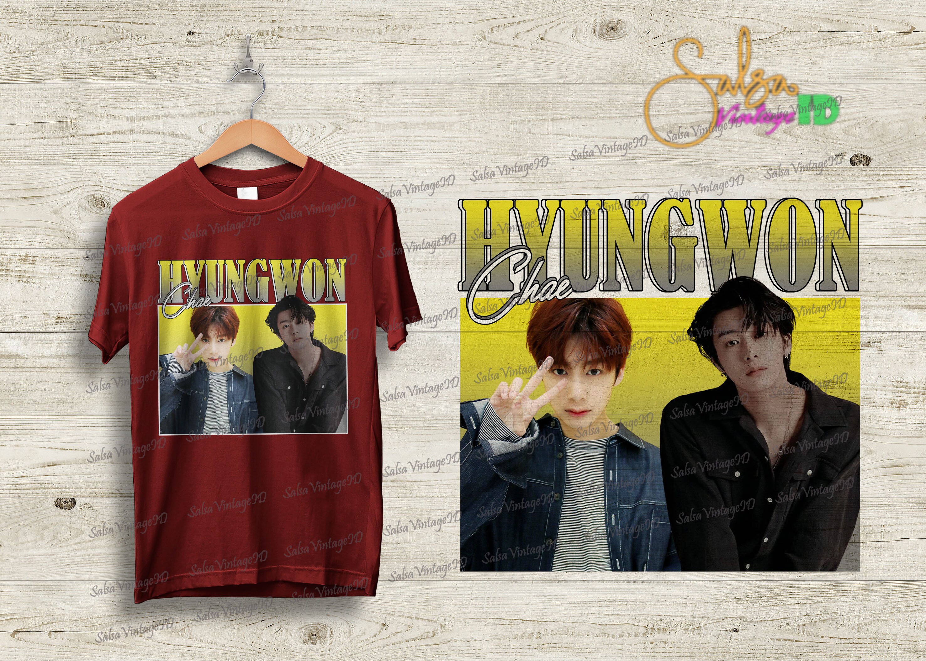 MONSTA X Chae Hyungwon Vintage 90's Shirt Chae Hyungwon | Etsy