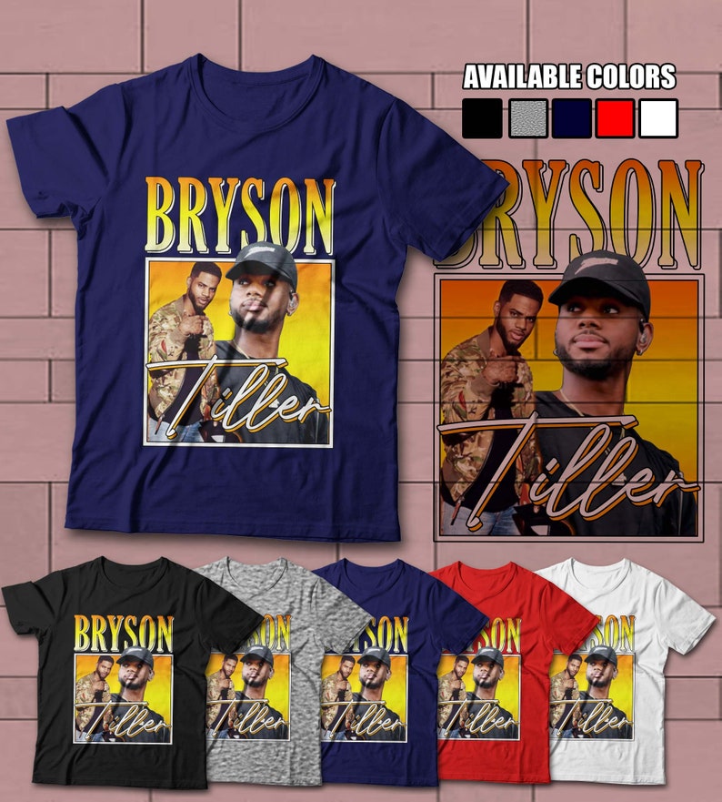 Bryson Tiller Vintage 90s Style Birthday Gift Boyfriend Gift Etsy