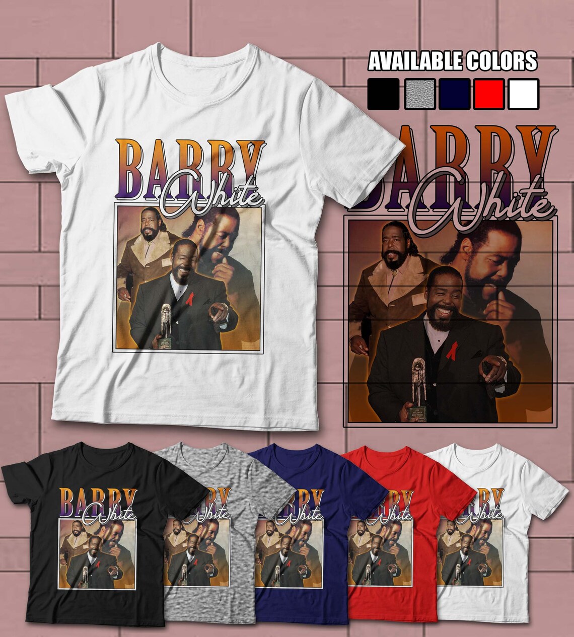 t shirt barry white
