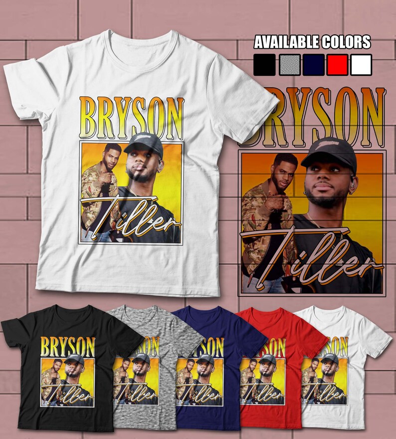 Bryson Tiller Vintage 90s Style Birthday Gift Boyfriend Gift Etsy