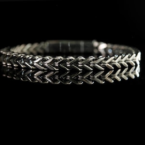 Pulsera personalizada, pulsera de cadena, pulsera para hombre, pulsera personalizada, pulsera con nombre, pulsera grabada, regalo para él, joyería de verano imagen 13