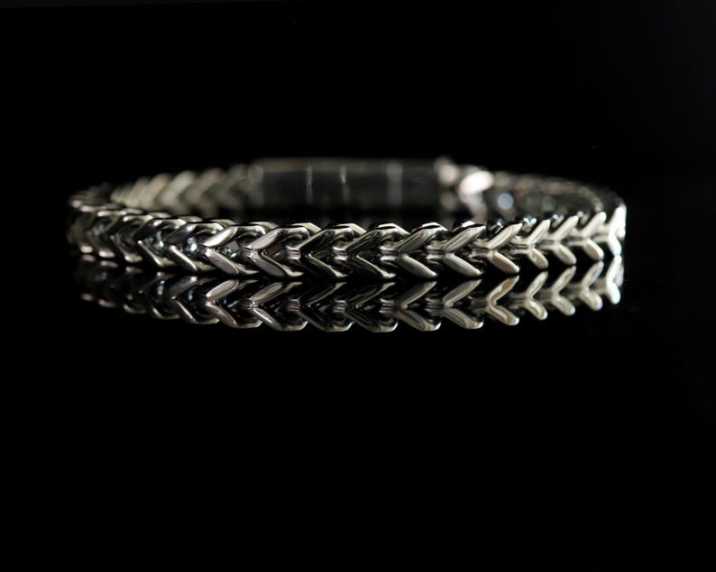 Pulsera personalizada, pulsera de cadena, pulsera para hombre, pulsera personalizada, pulsera con nombre, pulsera grabada, regalo para él, joyería de verano imagen 13