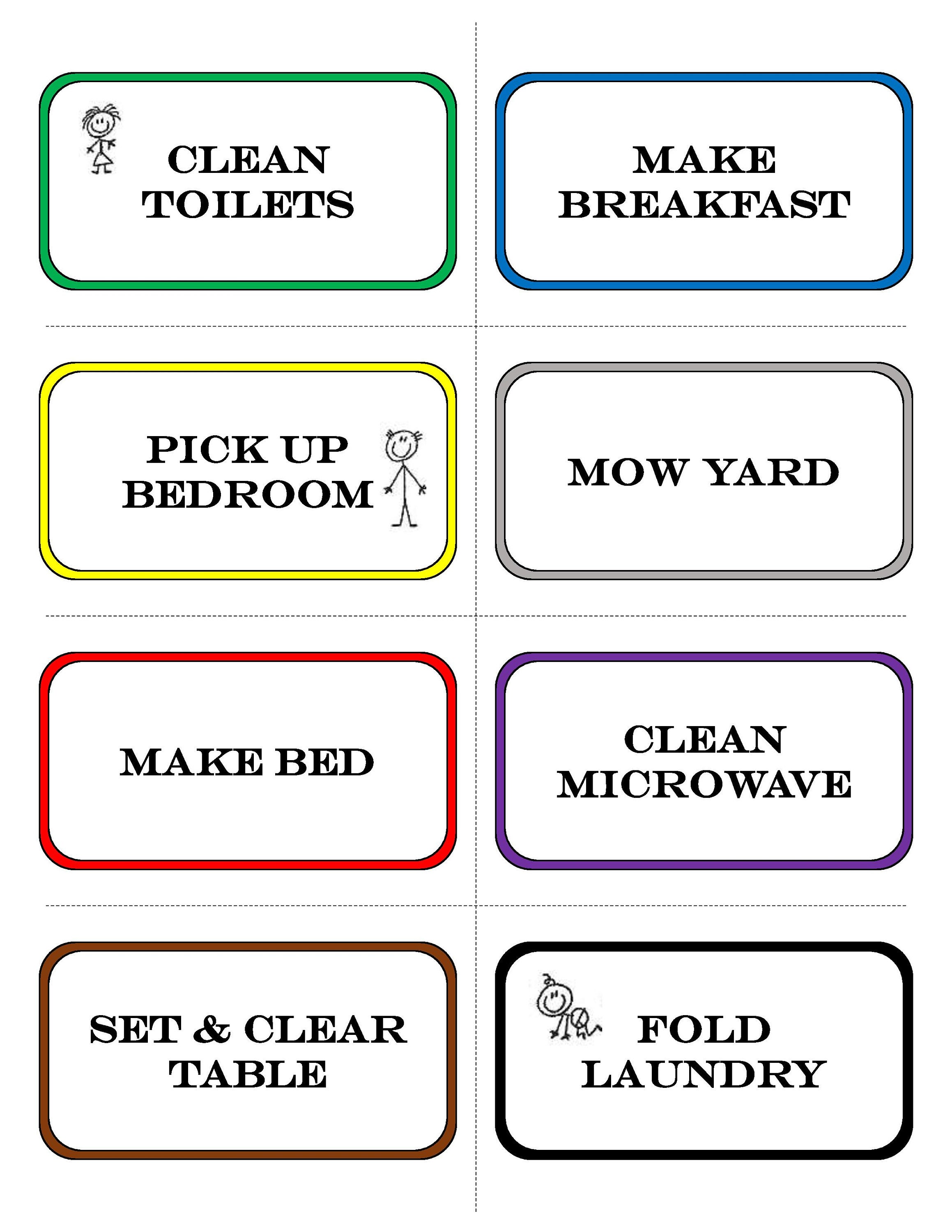 Printable Chore Coupons Clip Art Library vrogue co Printable Chore Coupons Clip Art Library vrogue co