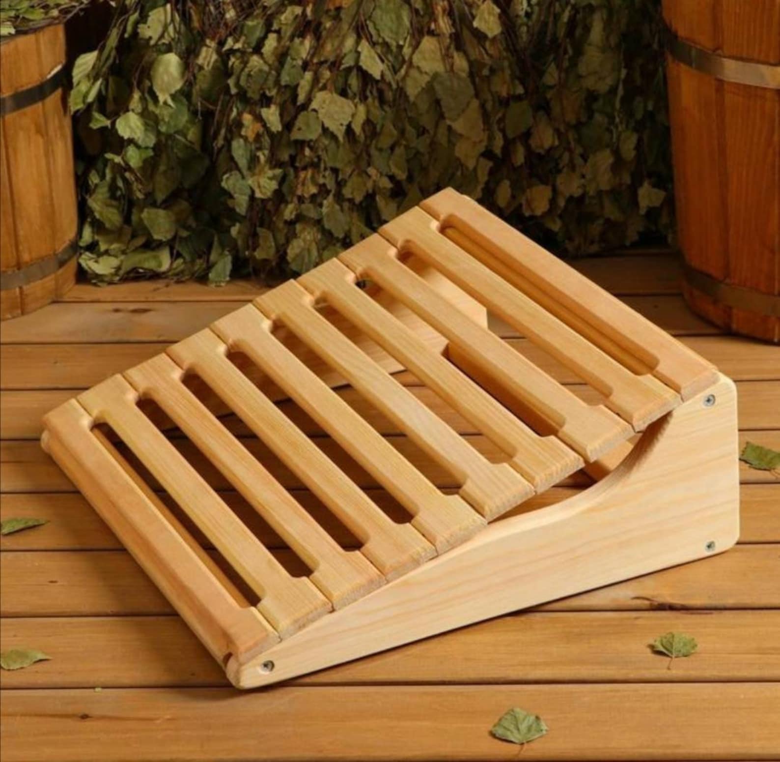 Cuscini In Bambù Per Sauna - Set 2 Pezzi Per Collo E Testa, Traspiranti E Rinfrescanti
