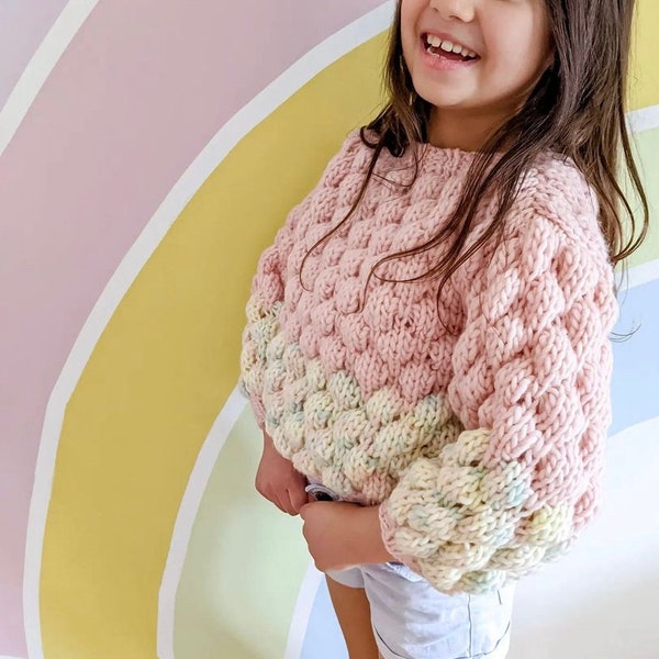 The Mini Bubble Jumper Knitting Pattern