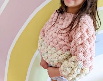 The Mini Bubble Jumper Knitting Pattern