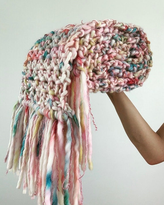 Super Chunky Scarf Knitting Pattern Etsy