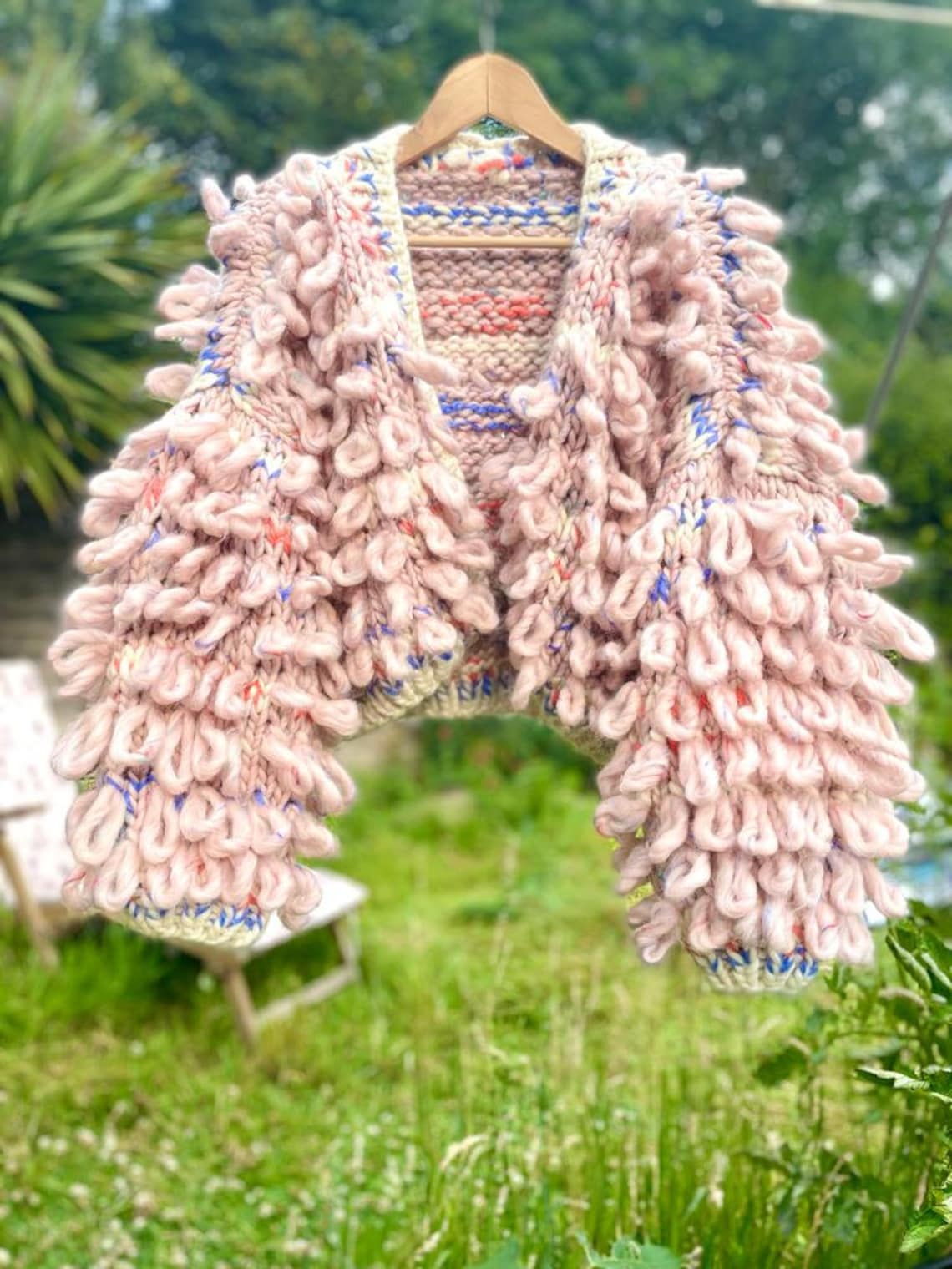 The Loopy Cardigan Knitting Pattern Etsy UK