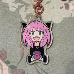 Cute Telepath Acrylic Keychain
