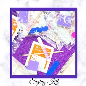 Nail glue for nails, fake nail adhesive, repair travel pack, reusable sticky tabs for kids, files, fake glue on nail kit