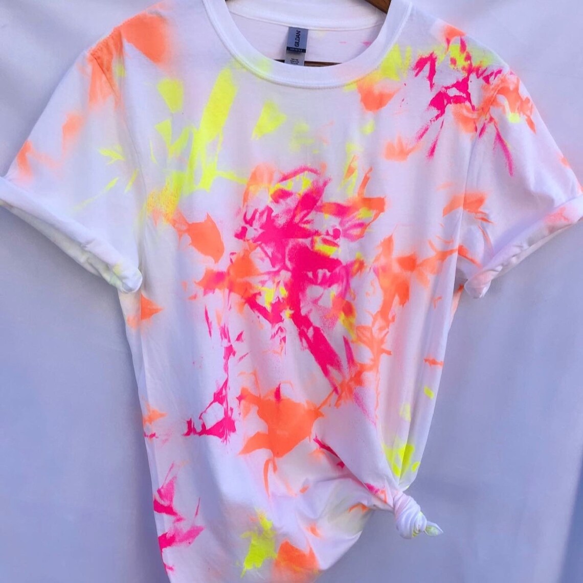 Neon Tie Dye Shirts Etsy