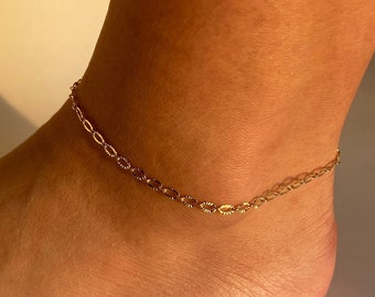 Gold Anklet / Gift / Chain / Gold Chain Anklet / Gold Chain / Summer Jewelry / Anklet