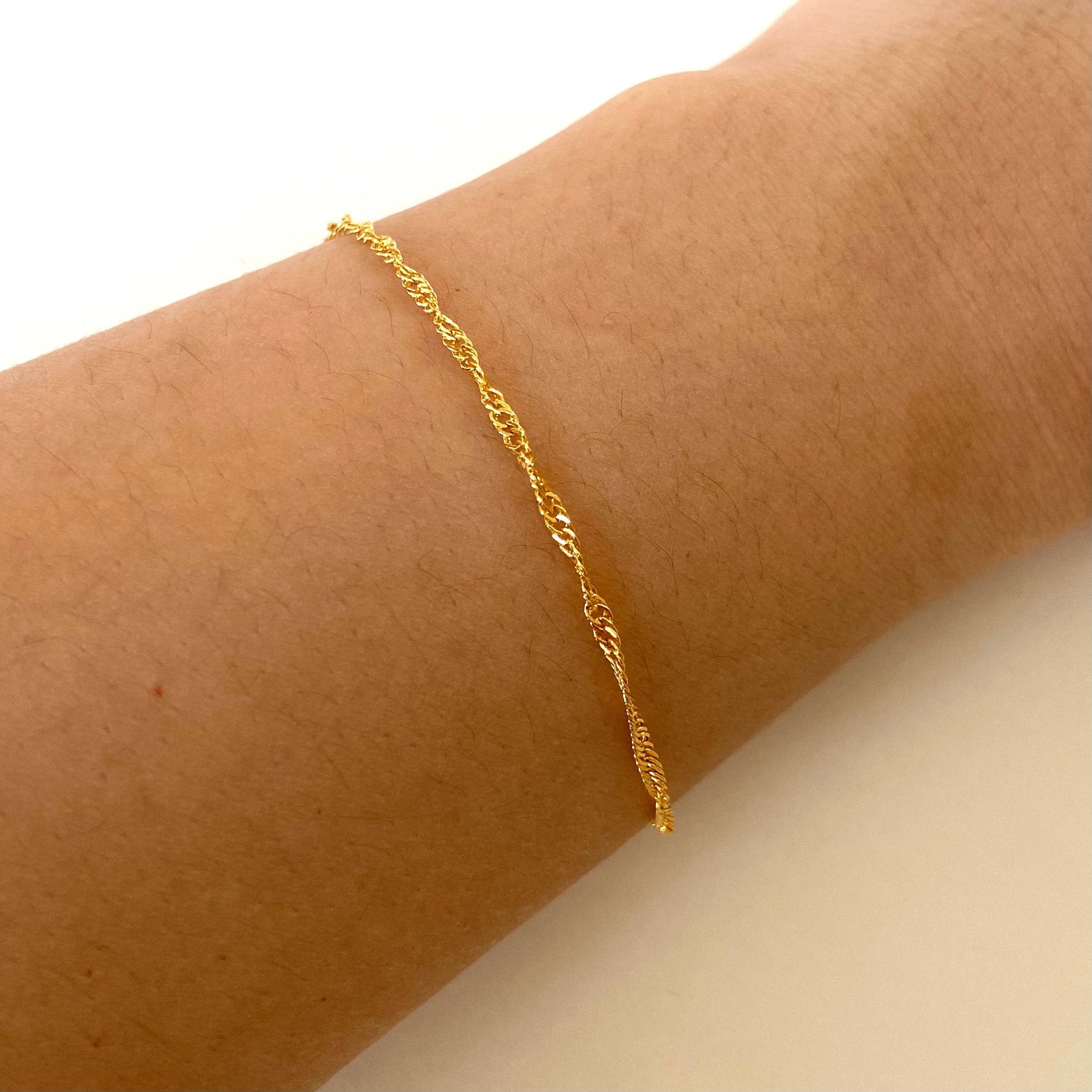 Gold spiral bracelet Clearance