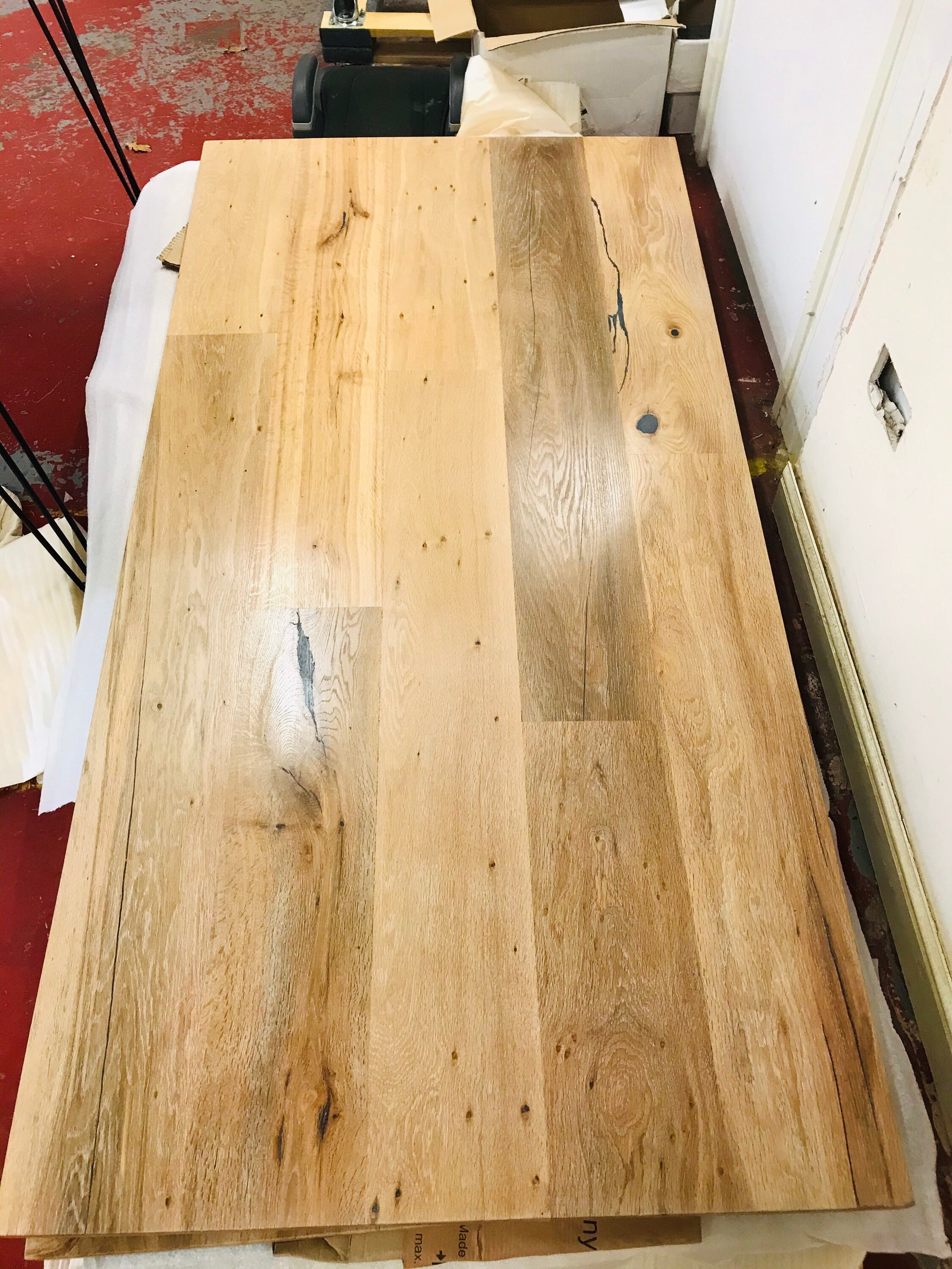 Reclaimed Heavy Duty Modern oak table top counter top Etsy