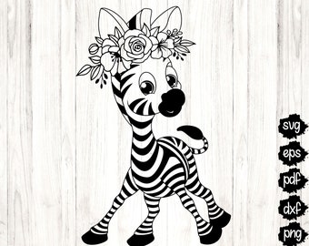Download Baby Zebra Svg Etsy
