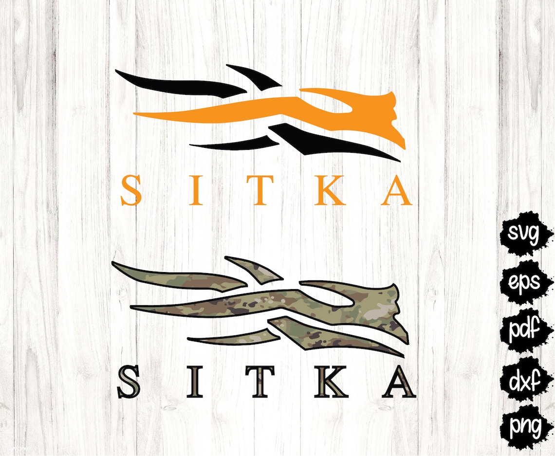 Sitka Hunting Gear Logo Set of 2 Sticker MultiColor Vinyl Etsy