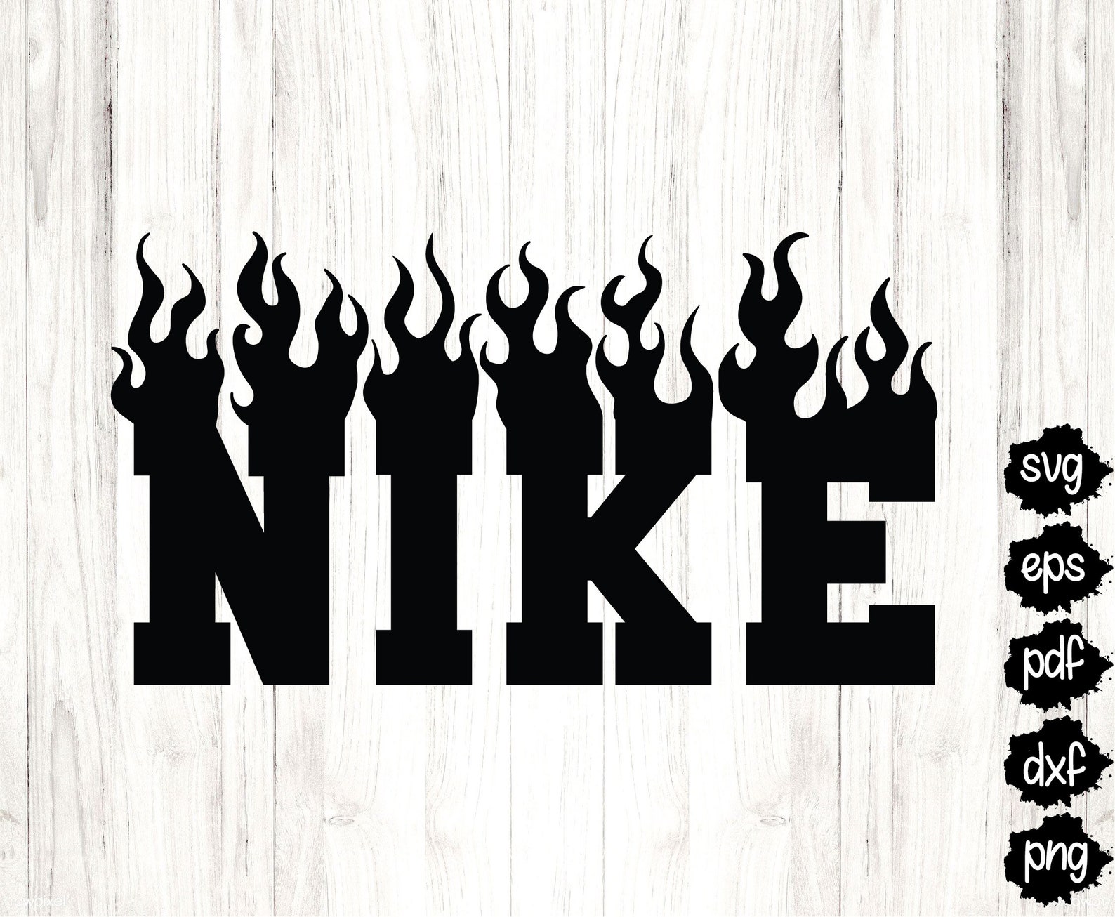 NIKE Flame Logo Svg Flame Svg Funny Nike Svg Nike Logo Svg | Etsy