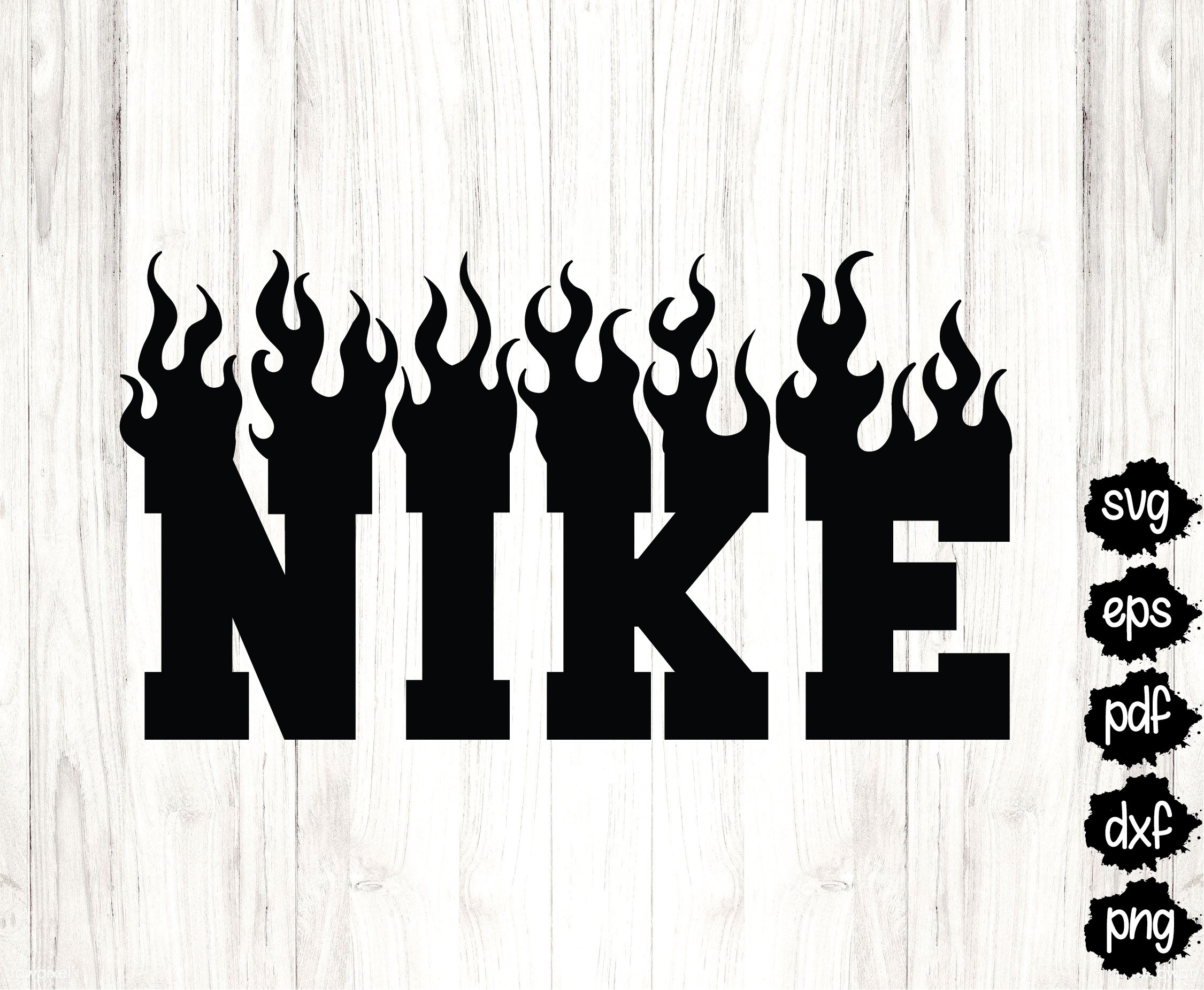 NIKE Flame Logo Svg Flame Svg Funny Nike Svg Nike Logo Svg | Etsy