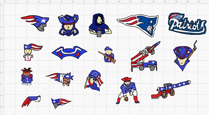 New England Patriots Corndoggy Stickers /'20 Season