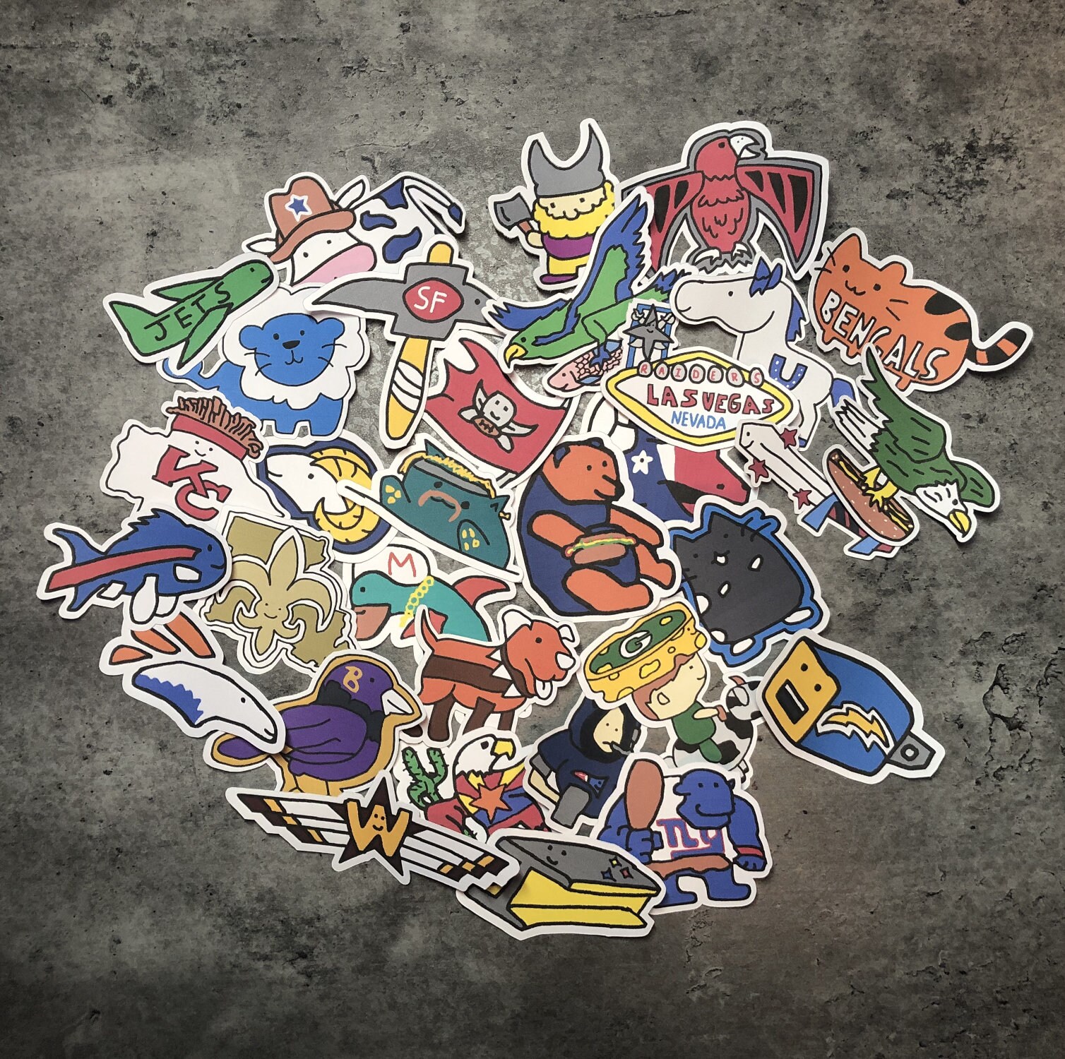New England Patriots Corndoggy Stickers /'20 Season