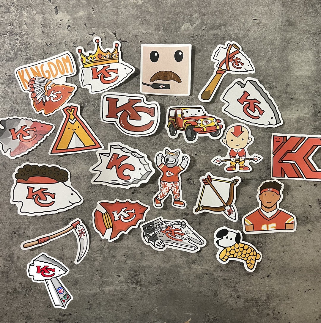 Kansas City Chiefs Stickers 2022 Full Etsy