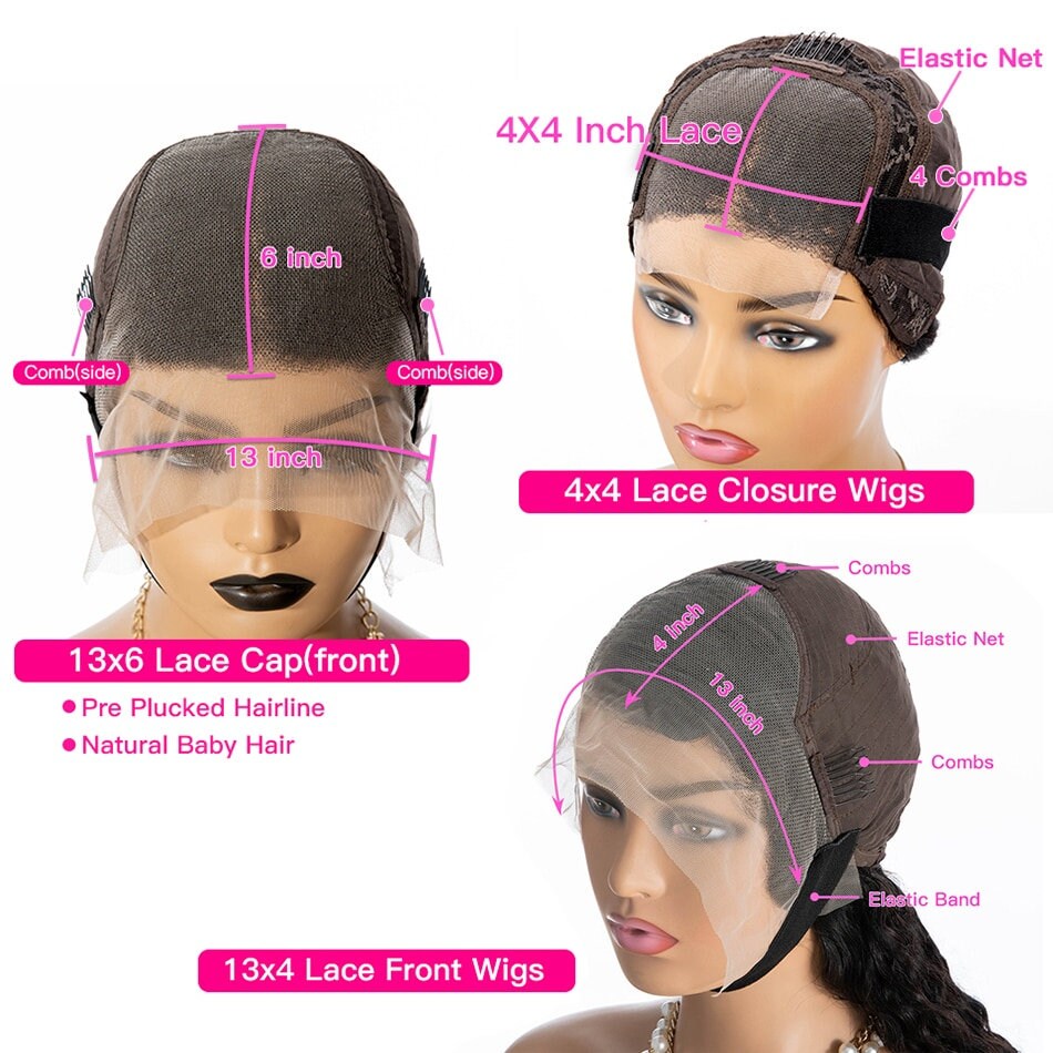 4x4 lace frontal wig