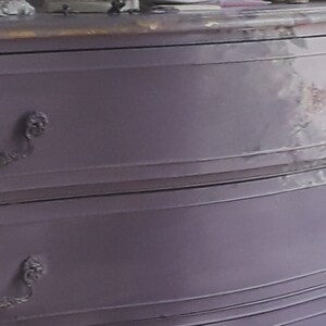 French Bedroom Antique Dresser/mirror. Decoupaged, and Hand Painted. - Etsy