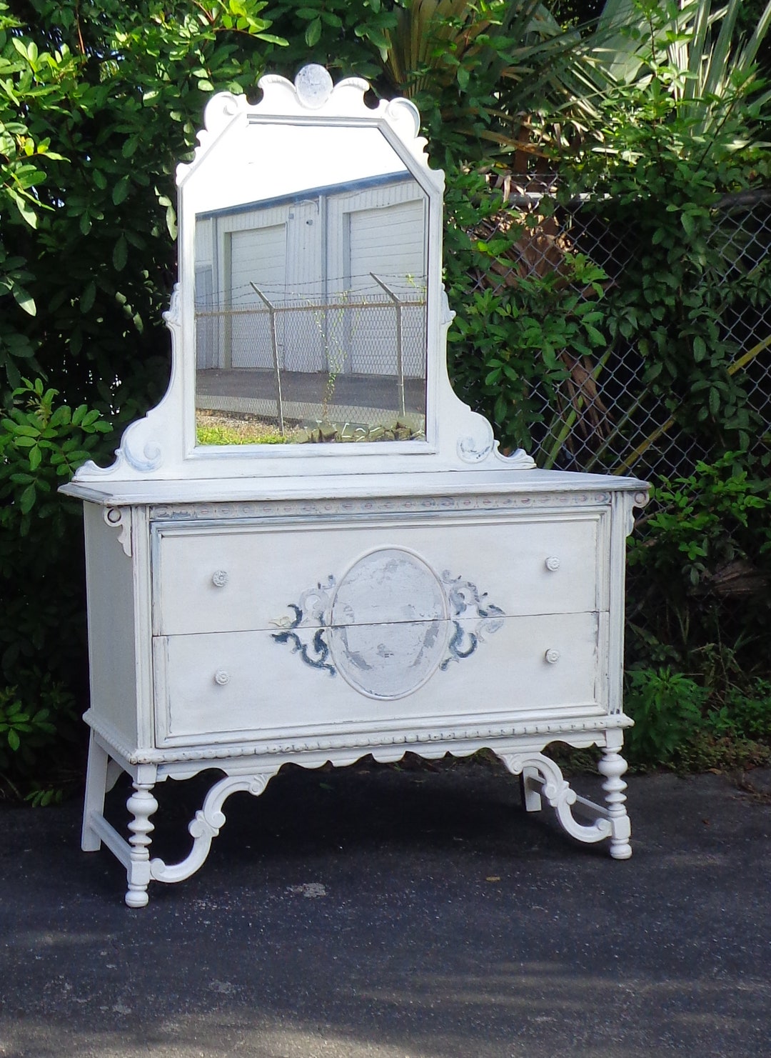 Antique 1920 Berkey and Gay Dresser Stunning Piece Beautiful Etsy