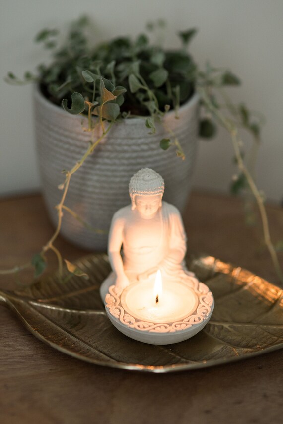 BUDDHA Kerze mit Soja-Wachs-Kerze. Handgefertigt. Geburtstag | Etsy