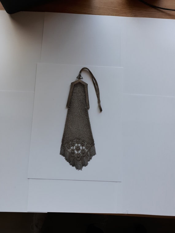 Antique Mesh Purse Whiting & Davis Wristlet