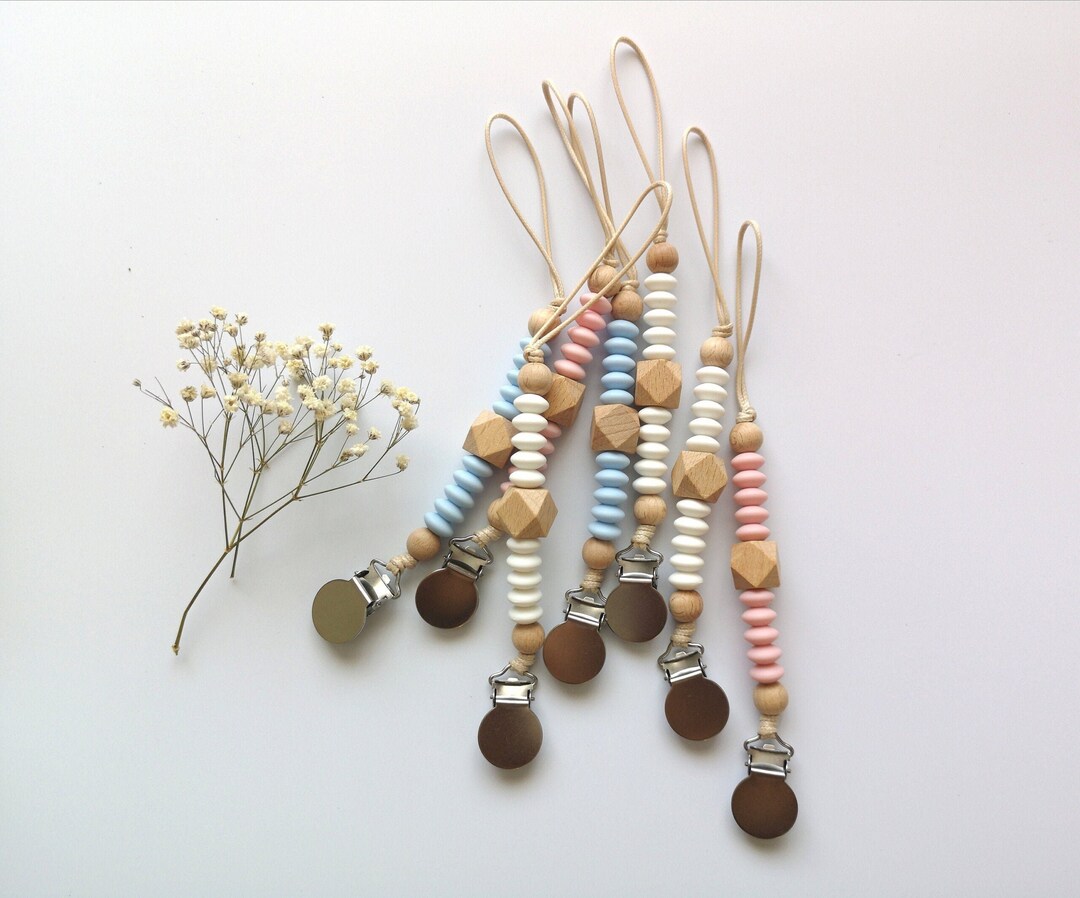 Silicone Dummy Clip Baby Dummy Holder Unique Baby Dummy Etsy Ireland