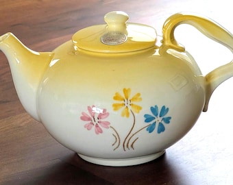 Vintage HULL USA Cinderella Blossom and Bouquet Teapot